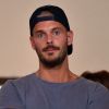 M. Pokora (Matt Pokora) - People lors du match de Ligue 1 Conforama entre Monaco contre Marseille au stade Louis II à Monaco le 27 août 2017.