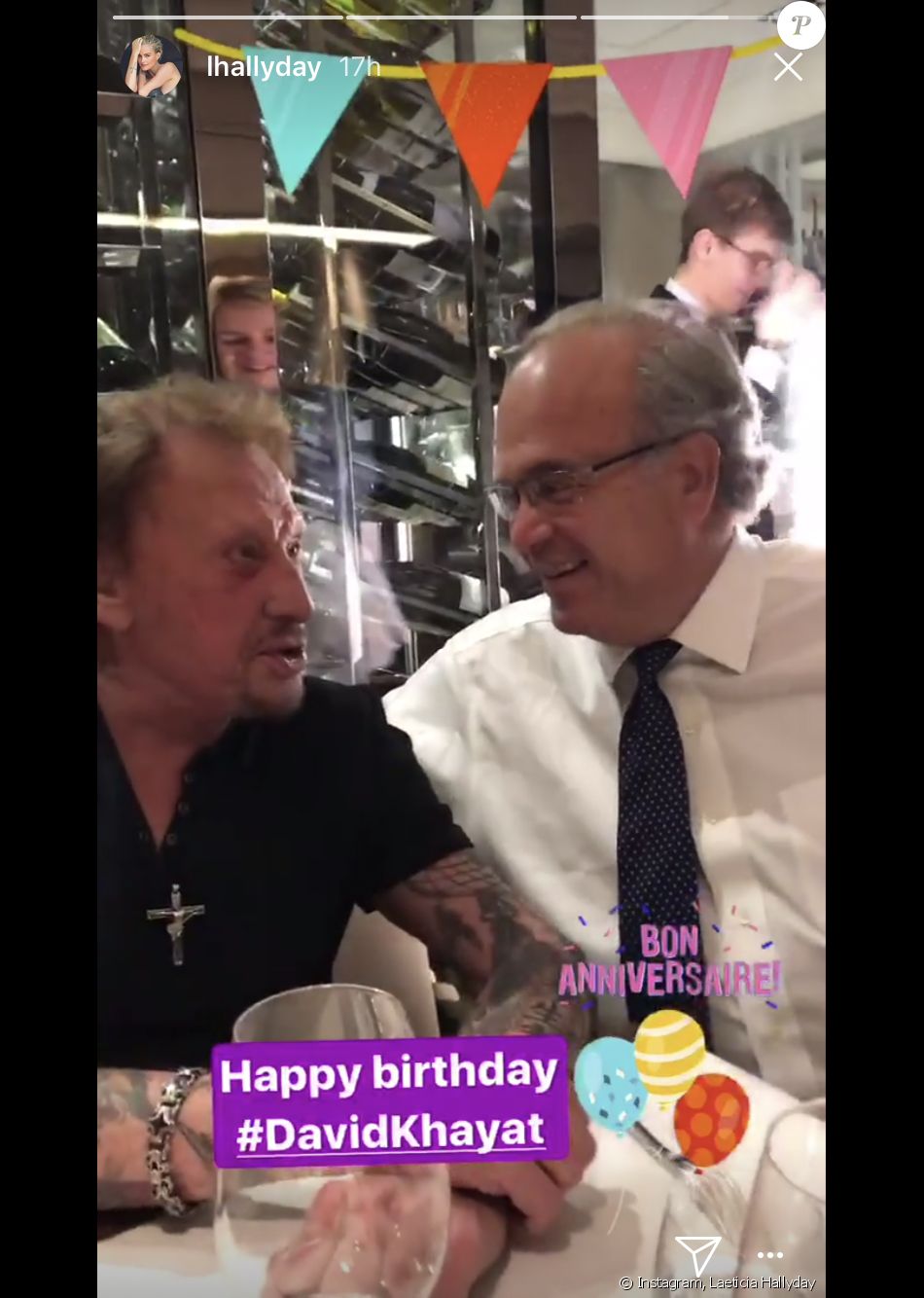 Johnny Hallyday Chante Joyeux Anniversaire A Son Medecin Le Professeur David Khayat Instagram Septembre 17 Purepeople