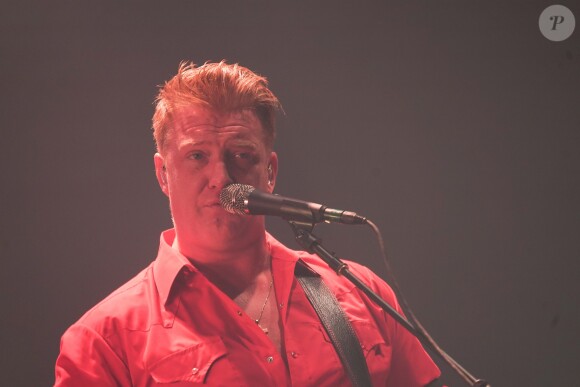 Josh Homme en concert avec Queens of the Stone Age à Wembley à Londres en novembre 2017.