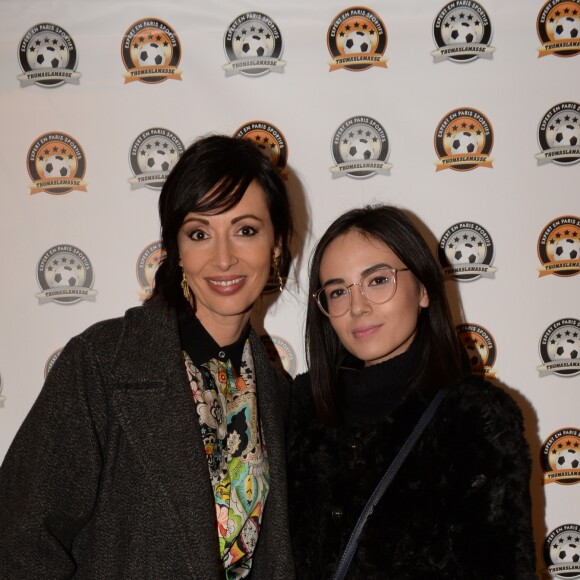 Semi-exclusif - Géraldine Maillet et Agathe Auproux - Soirée pour le lancement de l'application smart phone "ThomasLaMasse" à Paris, France, le 11 décembre 2017. © Rachid Bellak/Bestimage
