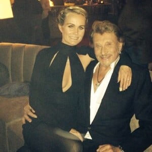 Laeticia et Johnny Hallyday sur Instagram le 28 novembre 2013.