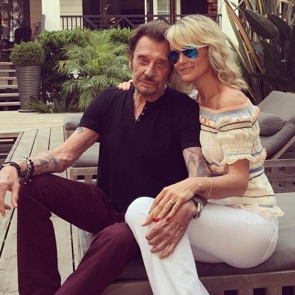 Laeticia et Johnny Hallyday sur Instagram le 10 décembre 2016.