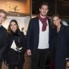 Exclusif - Jules Plisson, Joyce Jonathan, Alexandre Flanquart, Ophélie Meunier - Inauguration du nouveau concept de boutique Montblanc réalisé par le designer Noé Duchaufour-Lawrance, le 14 janvier 2016. © Olivier Borde/Bestimage