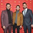 Edgar Ramirez, Darren Criss et Ricky Martin à la projection de 'The Assassination Of Gianni Versace: American Crime Story' à Metrograph à New York, le 11 décembre 201