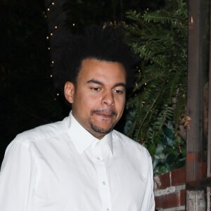 Exclusif - Le rappeur et producteur de RnB britannique Alex da Kid au restaurant iI Cielo à Beverly Hills le 22 juillet 2017