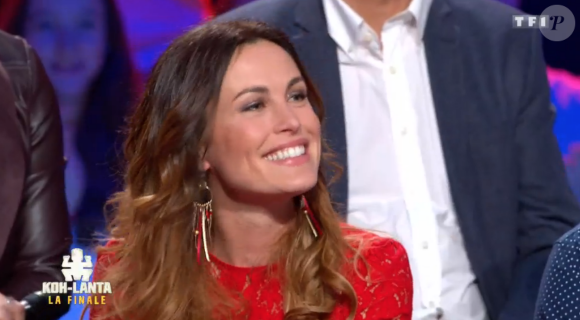 Caroline lors de la finale de "Koh-Lanta Fidji" (TF1) vendredi 15 décembre 2017.
