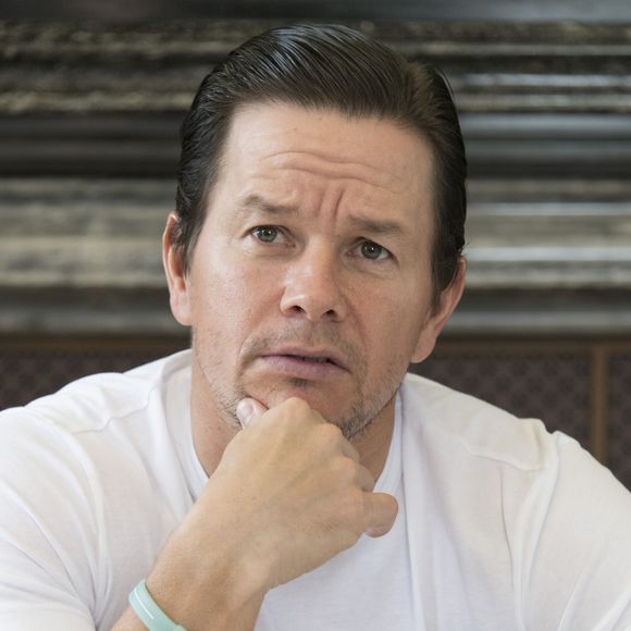 Mark Wahlberg lors de la conférence de presse pour le film "Transformers: The Last Knight'' à l'hôtel St. Pancras Renaissance à Londres, le 18 juin 2017.