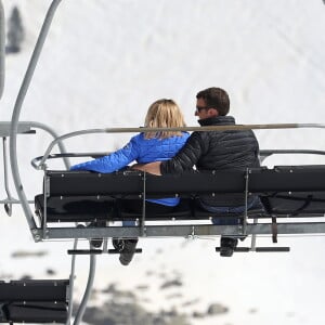 Emmanuel Macron et sa femme Brigitte Macron dans la station de ski Grand Tourmalet (La Mongie / Barèges), France, le 12 avril 2017. © Dominique Jacovides/Bestimage