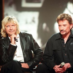 Renaud et Johnny Hallyday en 2003.