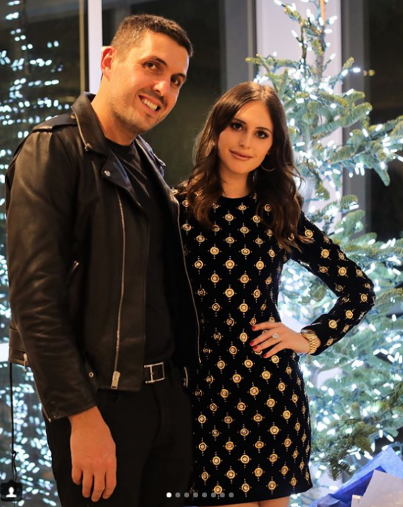 Alexa Dell et son compagnon Harrison Refoua sur une photo publiée sur son compte Instagram en décembre 2017.