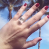 Alexa Dell, fille de Michael Dell (PDG et fondateur de l'entreprise informatique du même nom) dévoilant son impressionnante bague de fiançailles sur Instagram le 27 décembre 2017