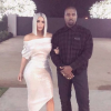 Kim Kardashian et Kanye West fêtent le Nouvel An. Janvier 2018.