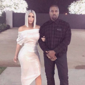 Kim Kardashian et Kanye West fêtent le Nouvel An. Janvier 2018.