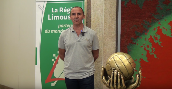 Frédéric Forte, ancien joueur et entraîneur du CSP de Limoges. (capture d'écran)