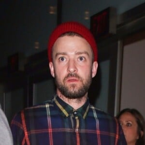 Exclusif - Justin Timberlake arrive à Q&A pour la promotion de son film 'Wonder Wheel' à Los Angeles, le 3 décembre 2017