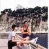 Sylvester Stallone et Jennifer Flavin - Vacances au Cap Ferrat en 1993