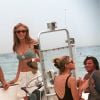 Sylvester Stallone et Jennifer Flavin - Vacances à Saint-Tropez en 1995