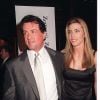 Sylvester Stallone et Jennifer Flavin - Soirée Zegna Sport à Los Angeles en 2000