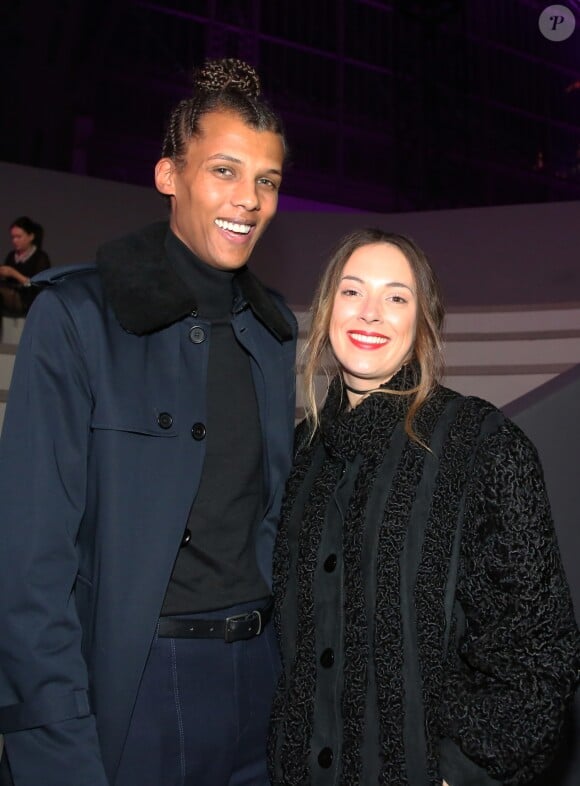 Stromae et sa femme Coralie Barbier au défilé "Victoria's Secret Paris 2016" au Grand Palais à Paris, le 30 novembre 2016. © Denis Guignebourg/Bestimage