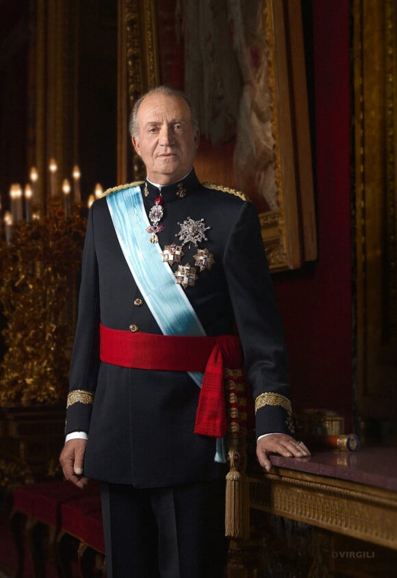 Portrait officiel du roi Juan Carlos Ier d'Espagne. © Dany Virgili / Maison royale d'Espagne