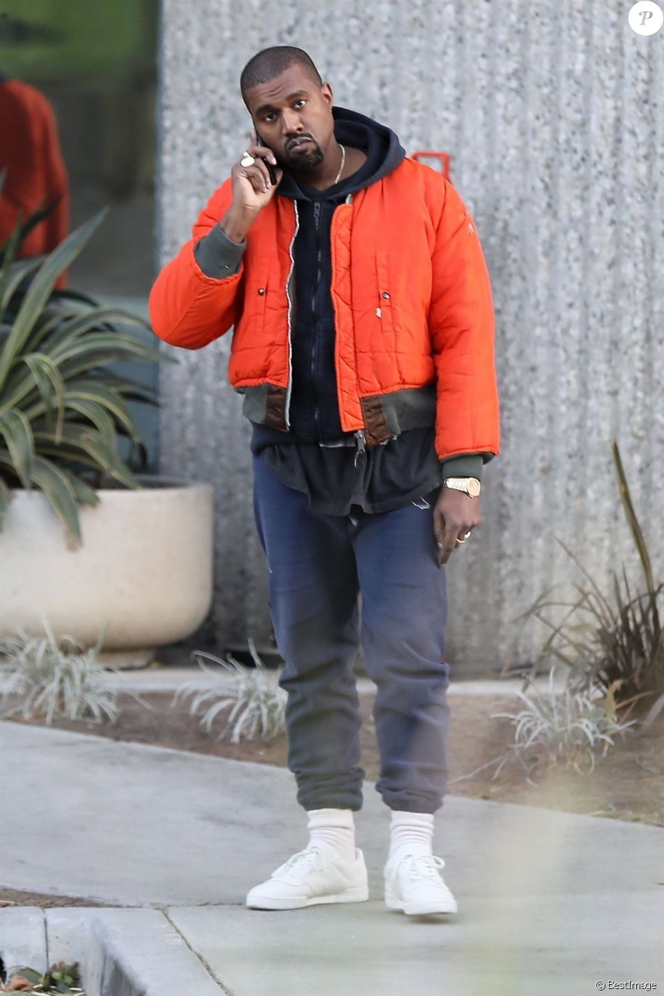 Kanye West à Calabasas, le 5 décembre 2017. Purepeople