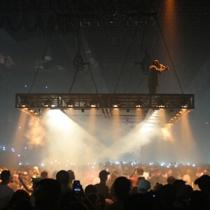 Kanye West en concert à l'American Airlines Arena à Miami. Septembre 2016.