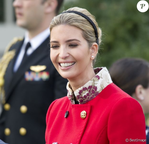 Ivanka Trump - La famille Trump réunie pour gracier la dinde de Thanksgiving dans les jardins de la Maison Blanche à Washington, The District, Etats-Unis, le 20 novembre 2017.