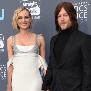 Diane Kruger et Norman Reedus lors des "23ème Critics Choice Awards" au Barker Hangar à Los Angeles, le 11 janvier 2018. © Chris Delmas/Bestimage