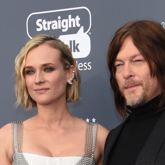 Diane Kruger et Norman Reedus lors des "23ème Critics Choice Awards" au Barker Hangar à Los Angeles, le 11 janvier 2018. © Chris Delmas/Bestimage