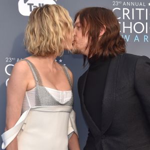 Diane Kruger et Norman Reedus lors des "23ème Critics Choice Awards" au Barker Hangar à Los Angeles, le 11 janvier 2018