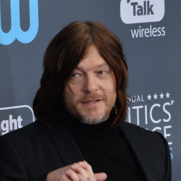 Diane Kruger et Norman Reedus lors des "23ème Critics Choice Awards" au Barker Hangar à Los Angeles, le 11 janvier 2018
