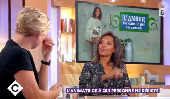 Karine Le Marchand - "C à vous", France 5, 12 janvier 2018