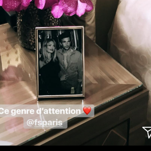 Caroline Receveur et Hugo Philip fêtent leurs un an d'amour, 12 janvier 2018
