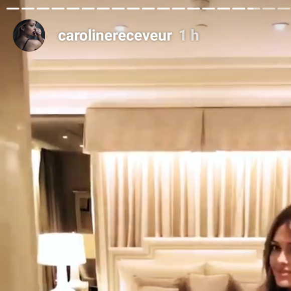 Caroline Receveur et Hugo Philip fêtent leurs un an d'amour, 12 janvier 2018