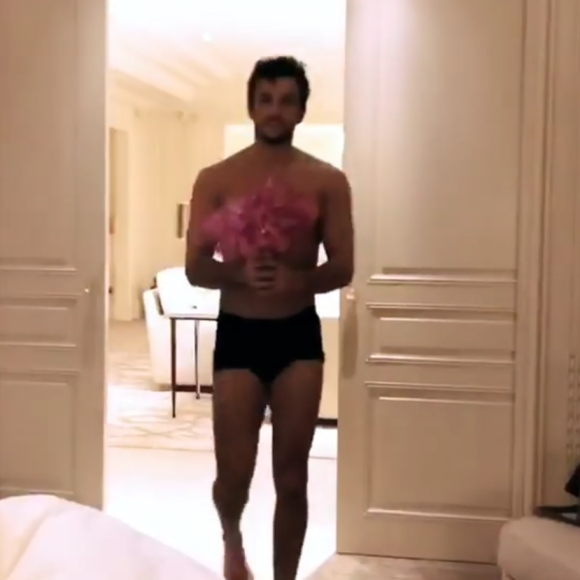 Caroline Receveur et Hugo Philip fêtent leurs un an d'amour, 12 janvier 2018