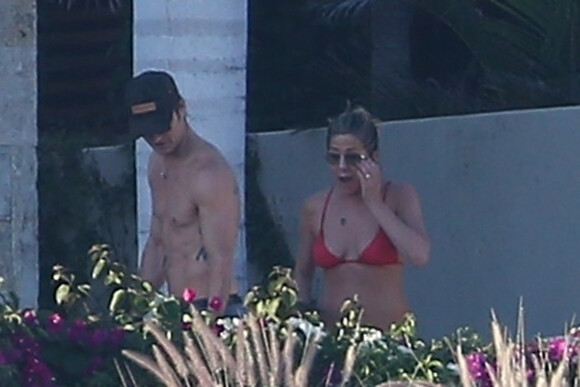 Exclusif - Jennifer Aniston et son mari Justin Theroux en vacances à Cabo San Lucas au Mexique, le 1er janvier 2018.