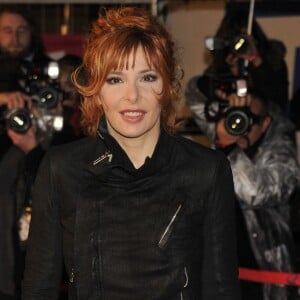 Mylène Farmer sur le tapis rouge des NRJ Music Awards, à Cannes, le 28 janvier 2012.