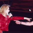 Sylvie Vartan et Johnny Hallyday à Bercy en juin 1993 -