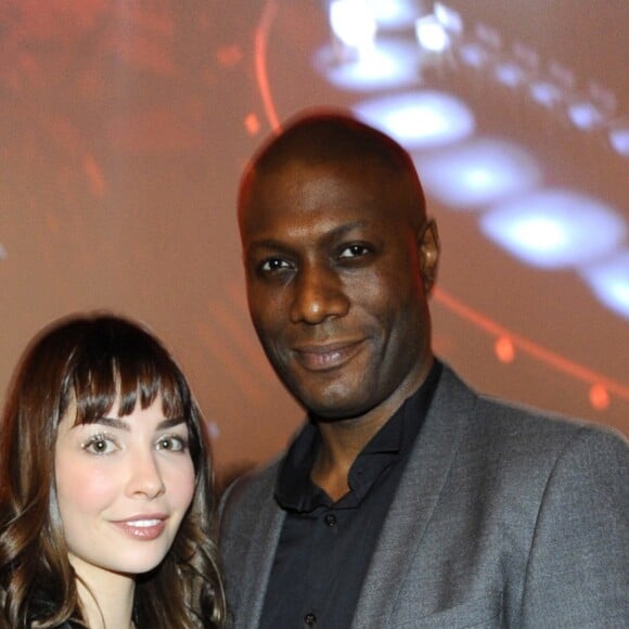 Exclusif - Alix Bénézech, Harry Roselmack - Intérieur - Présentation de la série "Jean-Claude Van Johnson" par Amazon TV au cinéma Le Grand Rex à Paris, le 12 décembre 2017.