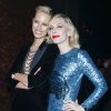 Karolina Kurkova et Cate Blanchett - Soirée de gala de présentation da la collection anniversaire à l'occasion des 150 ans d'IWC au Salon International de la Haute Horlogerie (SIHH) au Palais des Expositions et des Congrès Palexpo à Genève, le 16 janvier 2018. © Olivier Borde/Bestimage