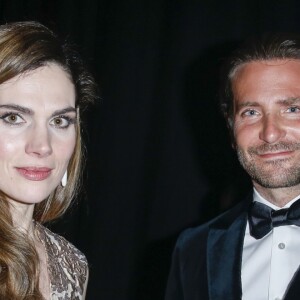 Anna Drijver et Bradley Cooper - Soirée de gala de présentation da la collection anniversaire à l'occasion des 150 ans d'IWC au Salon International de la Haute Horlogerie (SIHH) au Palais des Expositions et des Congrès Palexpo à Genève, le 16 janvier 2018. © Olivier Borde/Bestimage
