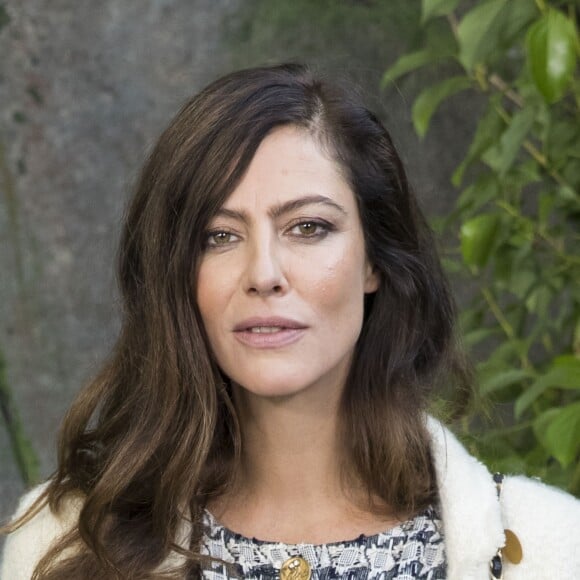 Anna Mouglalis - Photocall du défilé de mode printemps-été 2018 "Chanel" au Grand Palais à Paris. Le 3 octobre 2017 © Olivier Borde / Bestimage