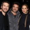 Exclusif - Guillaume Canet, Matthieu Chedid (M), Marion Cotillard et José Garcia (parrain de la fondation Akuo) - Dîner de gala de la fondation Akuo suivi d'un concert privé de M.Chedid avec le collectif LAMOMALI au cabaret Lido, à Paris, France, le 17 janvier 2018. La Fondation Akuo entreprend et soutient des projets de développement durable sociaux et environnementaux.Elle offre à ses partenaires la possibilité de s'engager à ses côtés, en faveur de populations défavorisées en France et dans le monde entier. La mission de la Fondation Akuo se décline en 4 domaines d'intervention: donner accès à des sources d'énergies renouvelables continues et durablement compétitives, donner accès à l'éducation et à la connaissance, donner accès à l'eau et aux services de santé et préserver l'environnement et la biodiversité. © Denis Guignebourg/Bestimage