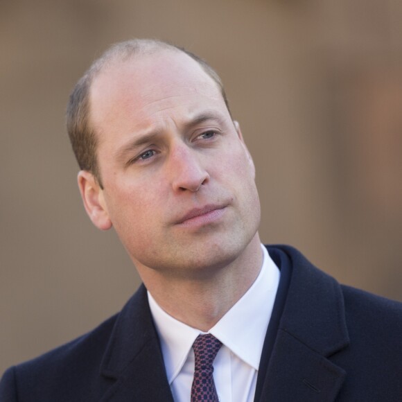 Le prince William en visite à Coventry le 16 janvier 2018.