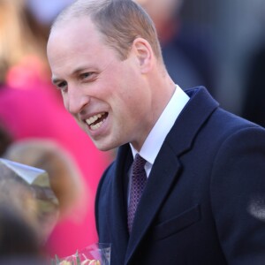 Le prince William en visite à Coventry le 16 janvier 2018.