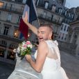 Exclusif - Jeremstar - Le blogeur Jeremstar (Jérémy Gisclon ) se marie avec lui même à la mairie du 1er arrondissement de Paris le 9 octobre 2017. La solo­ga­mie, c'est ce que prétend vivre Jerem­star, qui a décidé de s’auto-épou­ser. © Cyril Moreau/Bestimage