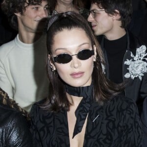 Bella Hadid - People au défilé de mode Dior Homme Automne-Hiver 2018-2019 au Grand Palais à Paris, le 20 janvier 2018. © Olivier Borde/Bestimage