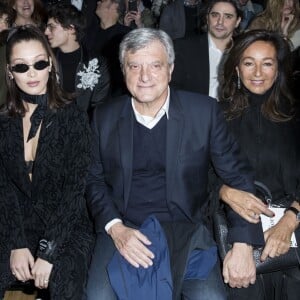 Bella Hadid, Sidney Toledano et sa femme Katia - People au défilé de mode Dior Homme Automne-Hiver 2018-2019 au Grand Palais à Paris, le 20 janvier 2018. © Olivier Borde/Bestimage