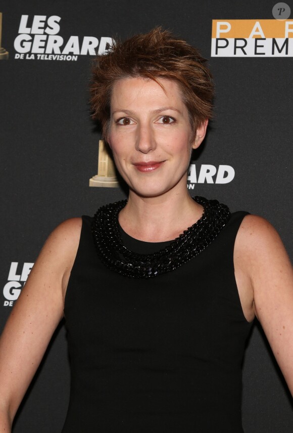 Natacha Polony - 10ème cérémonie des Gérard de la Télévision au théatre Daunou à Paris le 30 mai 2016. © Denis Guignebourg/BestImage