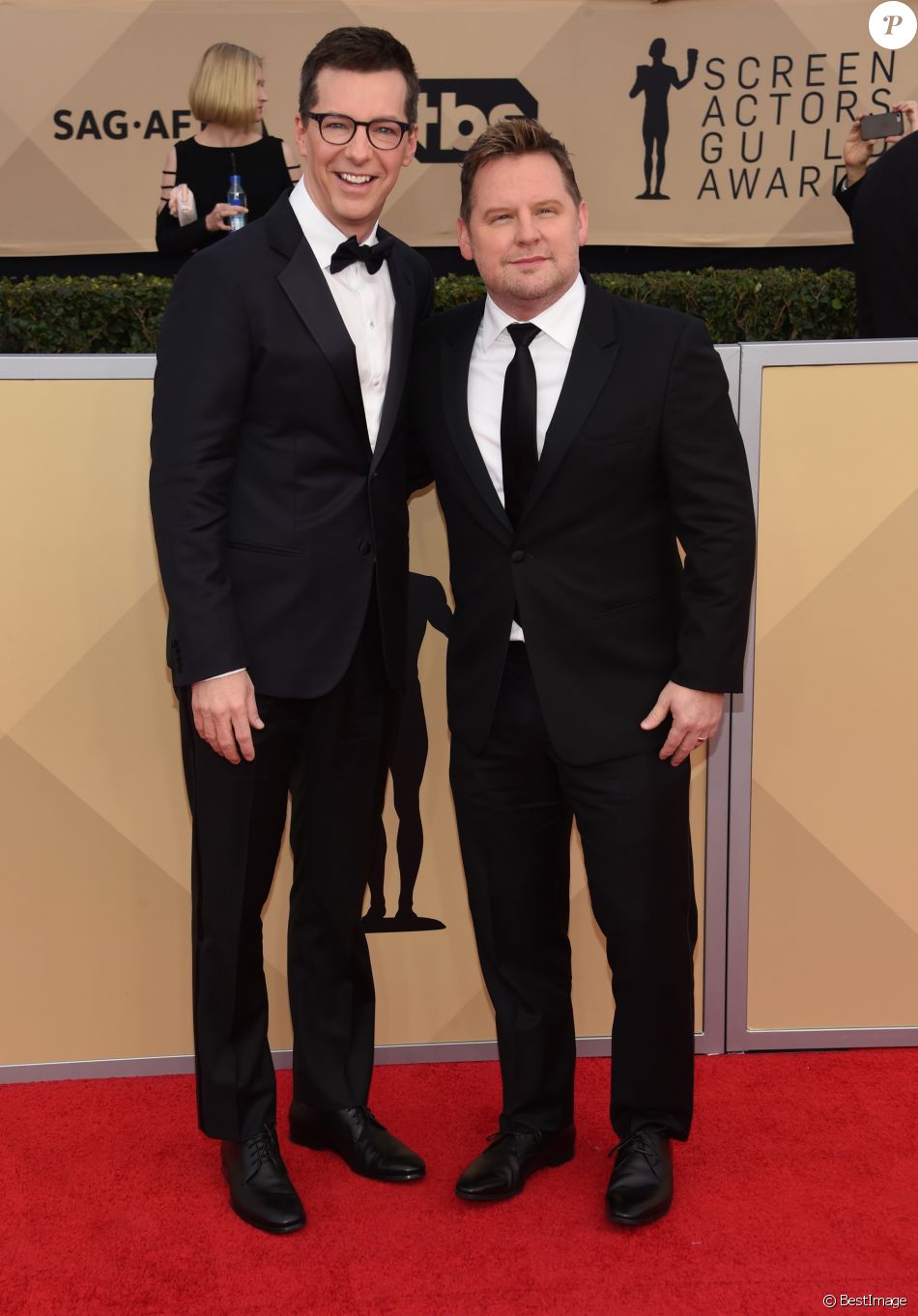 Sean Hayes et Scotty Icenogle à la 24ème soirée annuelle des acteurs